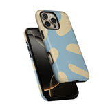 Blue Cream Abstract Tough Case