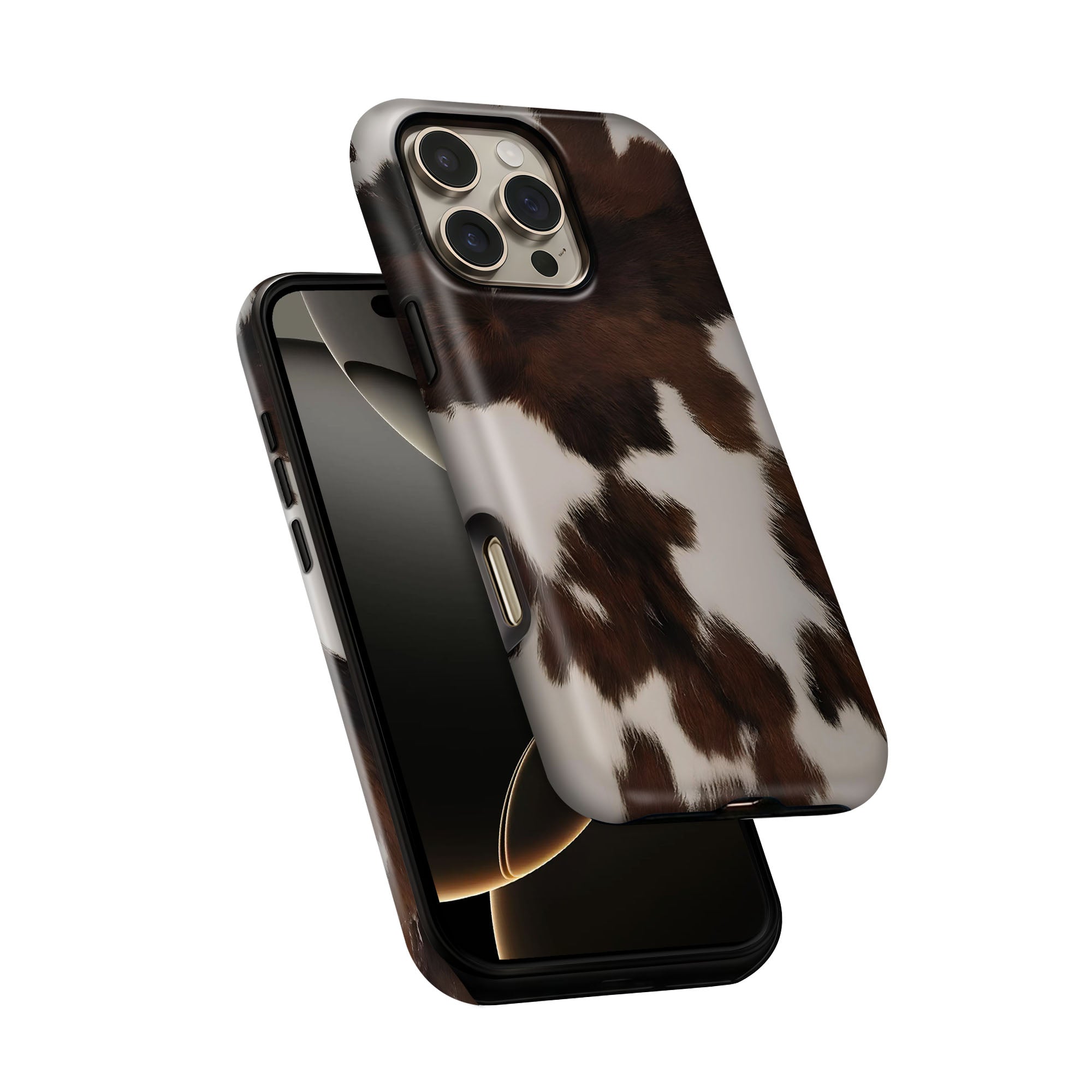 Brown Cowhide Tough Case