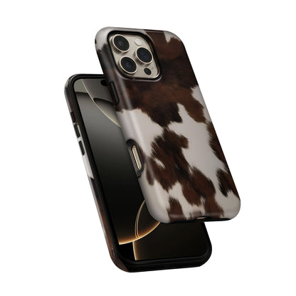 Brown Cowhide Tough Case