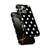 Black White Dots Tough Case