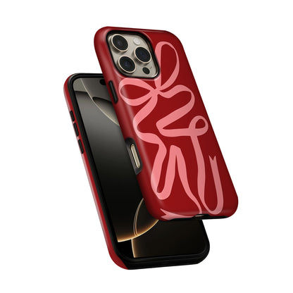 Pink Ribbon Red Tough Case