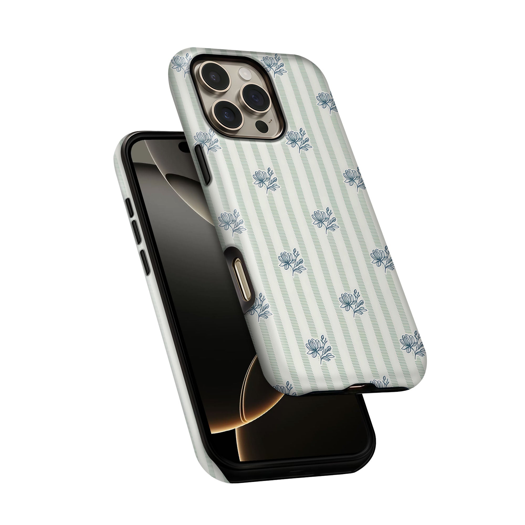 Ditsy Stripe Tough Case