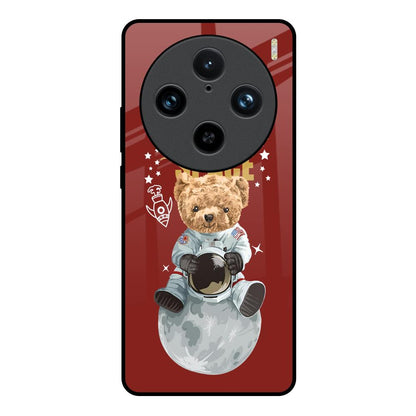 Astronaut Bear Vivo X100 Pro 5G Glass Back Cover Online