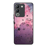 Space Doodles Vivo Y200 5G Glass Back Cover Online