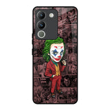 Joker Cartoon Vivo Y200 5G Glass Back Cover Online
