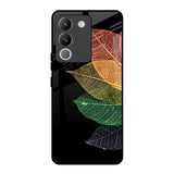 Colorful Leaves Vivo Y200 5G Glass Back Cover Online