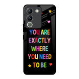 Magical Words Vivo Y200 5G Glass Back Cover Online