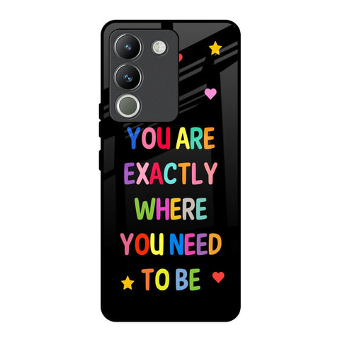 Magical Words Vivo Y200 5G Glass Back Cover Online