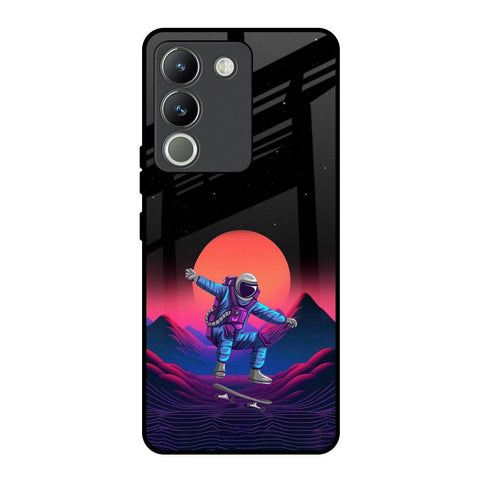 Retro Astronaut Vivo Y200 5G Glass Back Cover Online