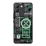 Green Camo Circuit Vivo Y200 5G Glass Back Cover Online