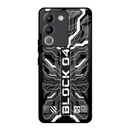 Monochrome Magic Vivo Y200 5G Glass Back Cover Online