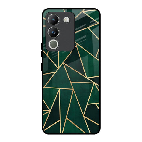 Abstract Green Vivo Y200 5G Glass Back Cover Online