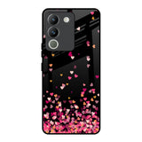 Heart Rain Fall Vivo Y200 5G Glass Back Cover Online