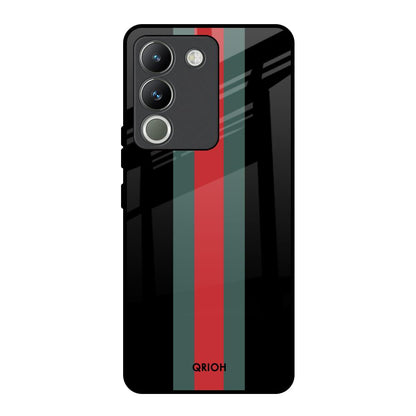 Vertical Stripes Vivo Y200 5G Glass Back Cover Online