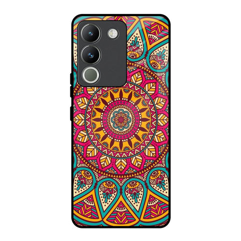 Elegant Mandala Vivo Y200 5G Glass Back Cover Online