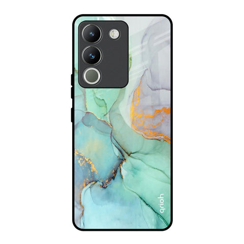 Green Marble Vivo Y200 5G Glass Back Cover Online