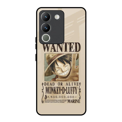 Luffy Wanted Vivo Y200 5G Glass Back Cover Online