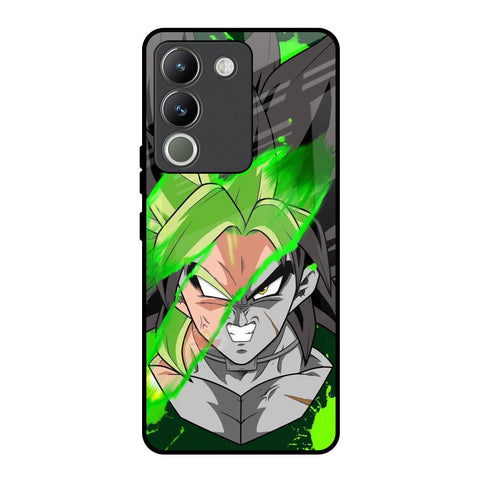 Anime Green Splash Vivo Y200 5G Glass Back Cover Online