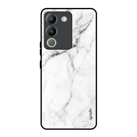 Modern White Marble Vivo Y200 5G Glass Back Cover Online