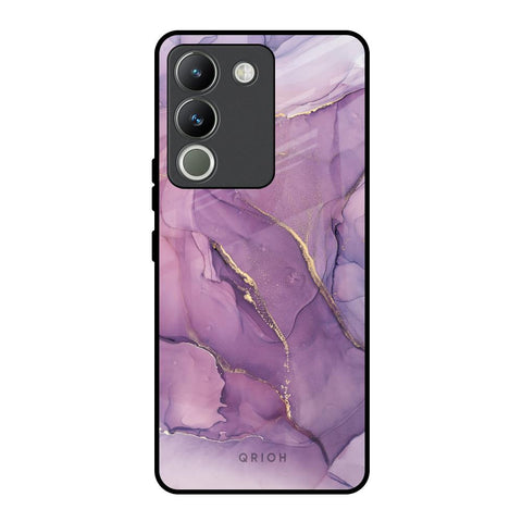 Purple Gold Marble Vivo Y200 5G Glass Back Cover Online