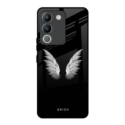 White Angel Wings Vivo Y200 5G Glass Back Cover Online