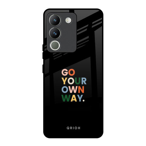Go Your Own Way Vivo Y200 5G Glass Back Cover Online