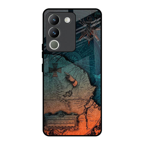 Geographical Map Vivo Y200 5G Glass Back Cover Online