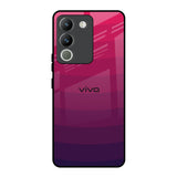 Wavy Pink Pattern Vivo Y200 5G Glass Back Cover Online