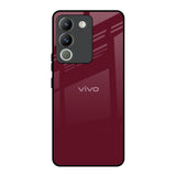 Classic Burgundy Vivo Y200 5G Glass Back Cover Online