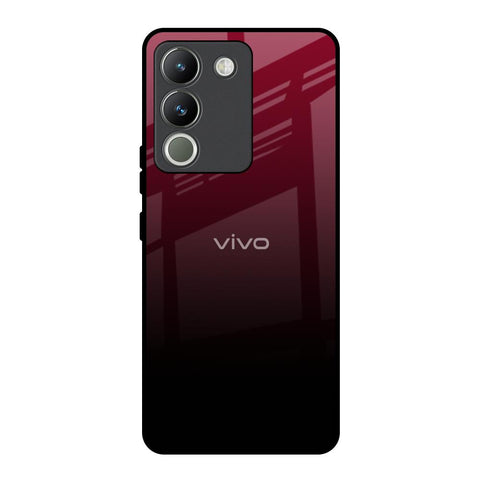 Wine Red Vivo Y200 5G Glass Back Cover Online