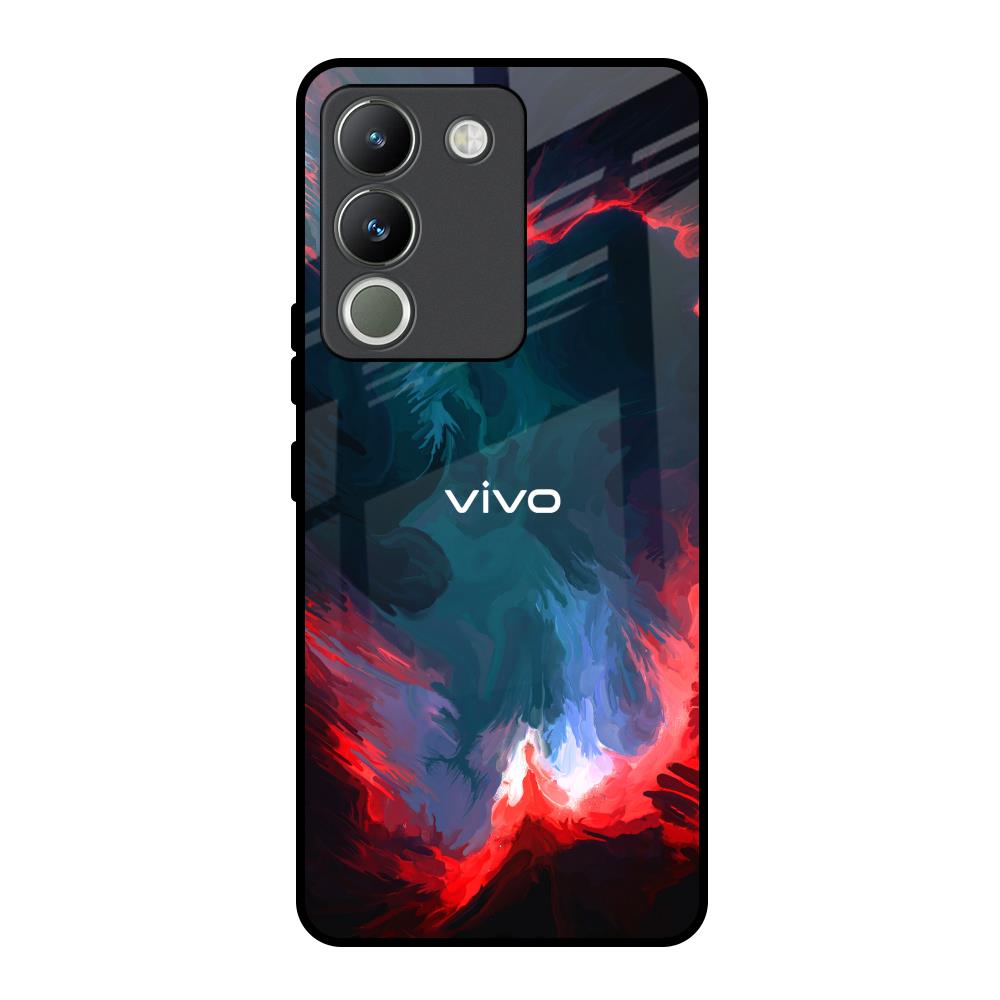 Brush Art Vivo Y200 5G Glass Back Cover Online