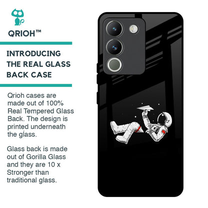 Space Traveller Glass Case for Vivo Y200 5G