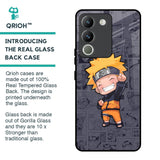 Orange Chubby Glass Case for Vivo Y200 5G