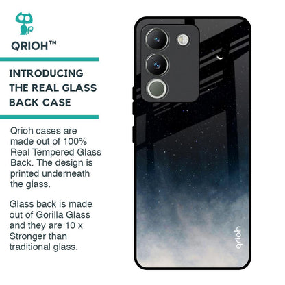 Black Aura Glass Case for Vivo Y200 5G