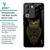 Golden Owl Glass Case for Vivo Y200 5G