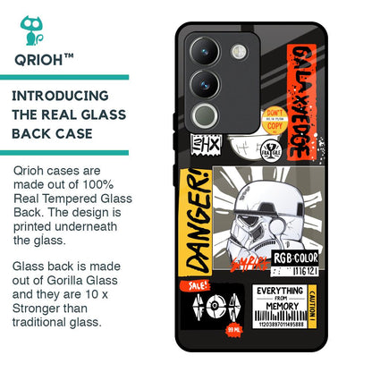 Galaxy Edge Glass Case for Vivo Y200 5G