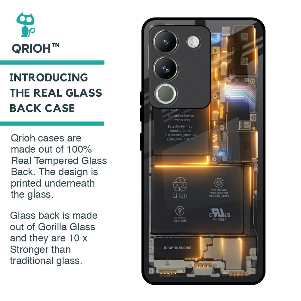 Glow Up Skeleton Glass Case for Vivo Y200 5G