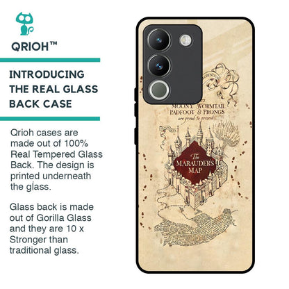 Magical Map Glass Case for Vivo Y200 5G