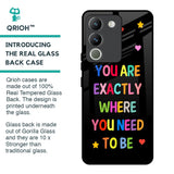 Magical Words Glass Case for Vivo Y200 5G