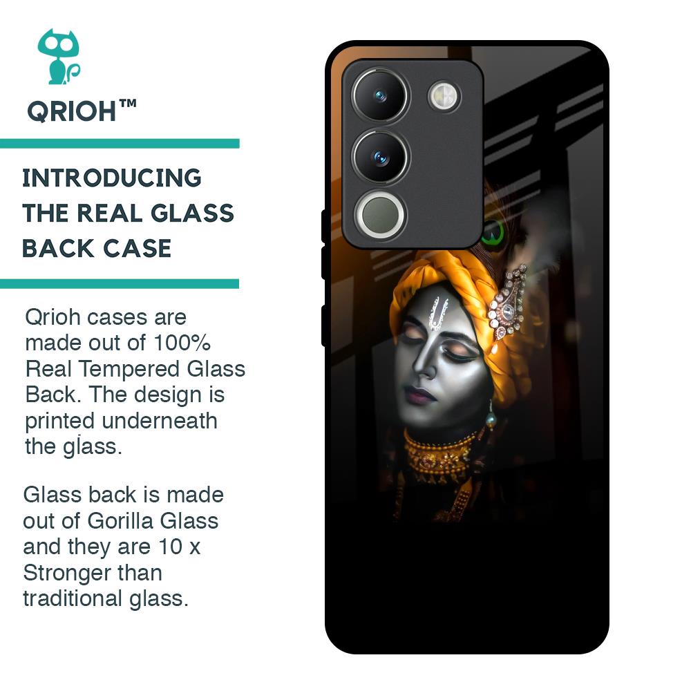 Ombre Krishna Glass Case for Vivo Y200 5G