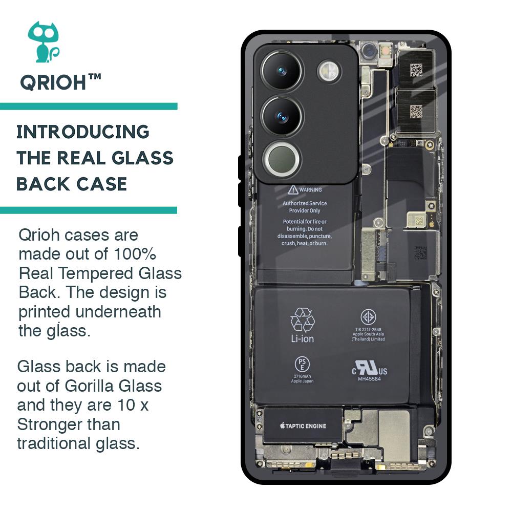 Skeleton Inside Glass Case for Vivo Y200 5G