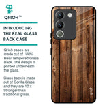 Timber Printed Glass Case for Vivo Y200 5G