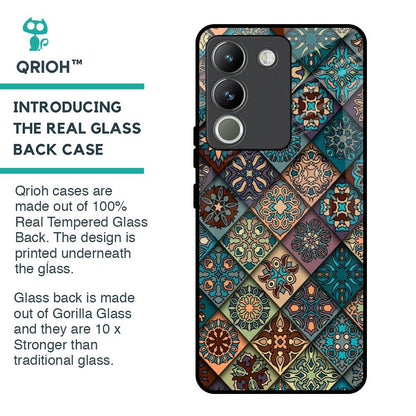 Retro Art Glass Case for Vivo Y200 5G