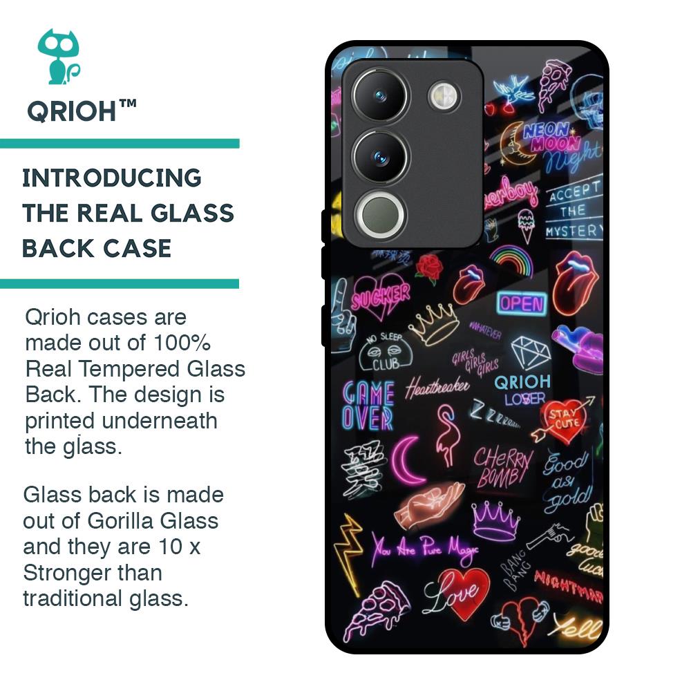 Accept The Mystery Glass Case for Vivo Y200 5G