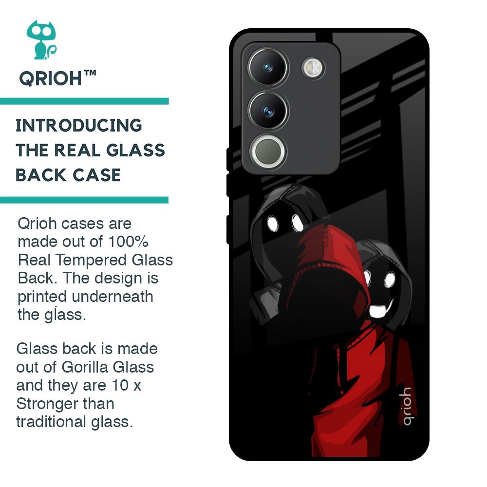 Shadow Character Glass Case for Vivo Y200 5G