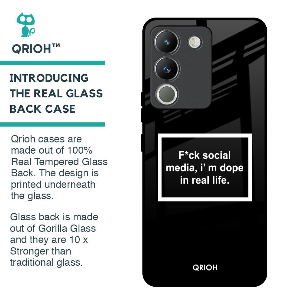 Dope In Life Glass Case for Vivo Y200 5G
