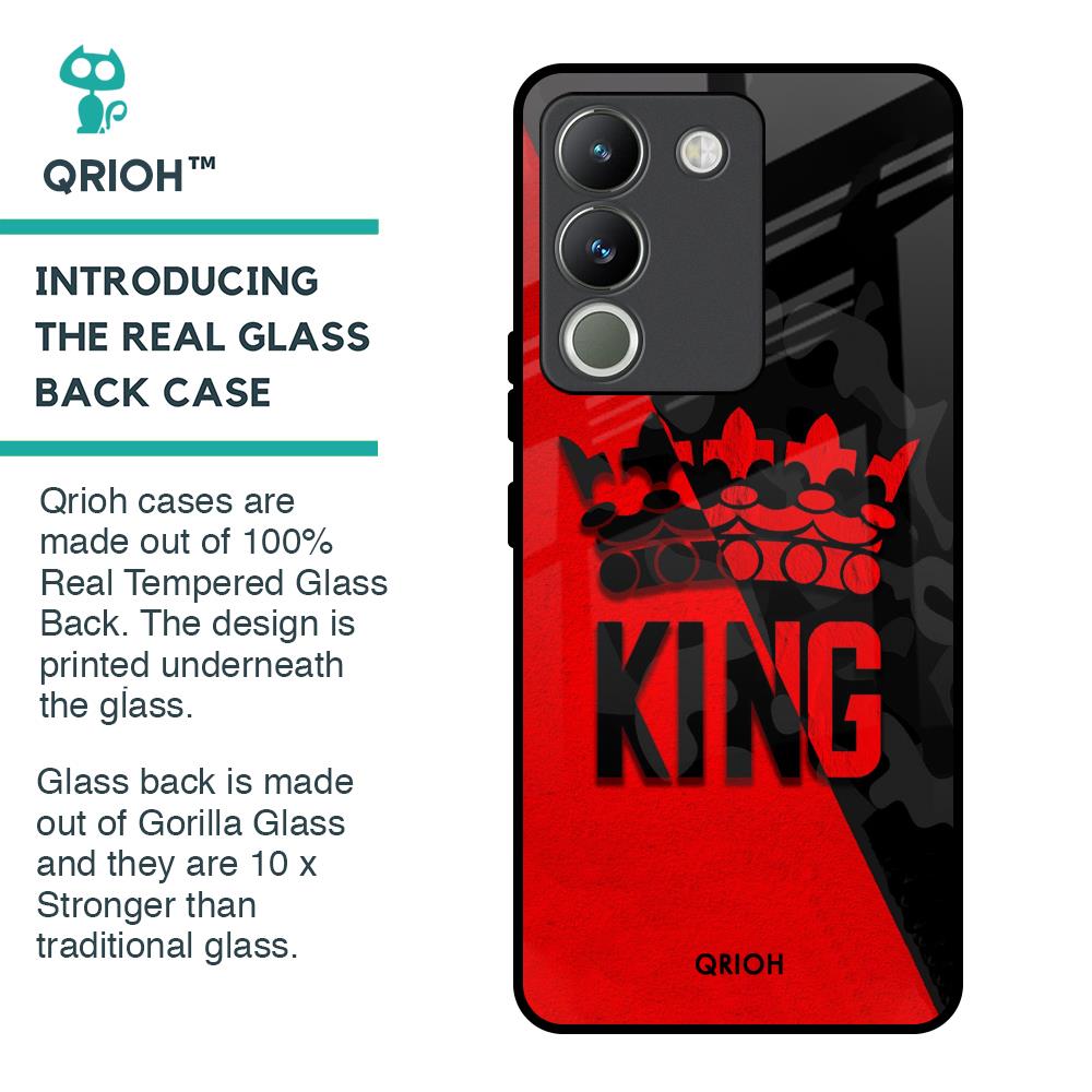 I Am A King Glass Case for Vivo Y200 5G