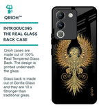 Mythical Phoenix Art Glass Case for Vivo Y200 5G