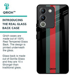 Vertical Stripes Glass Case for Vivo Y200 5G