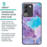 Alcohol ink Marble Glass Case for Vivo Y200 5G